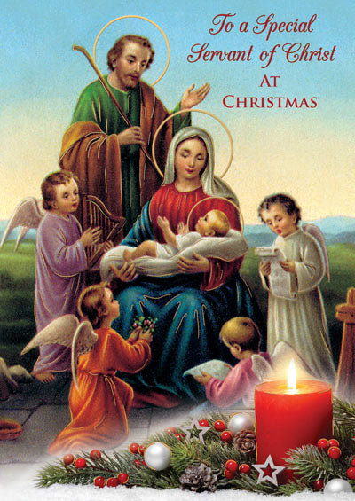 Greeting Card/Christmas/Priest/86008