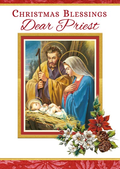 Greeting Card/Christmas/Priest/86187