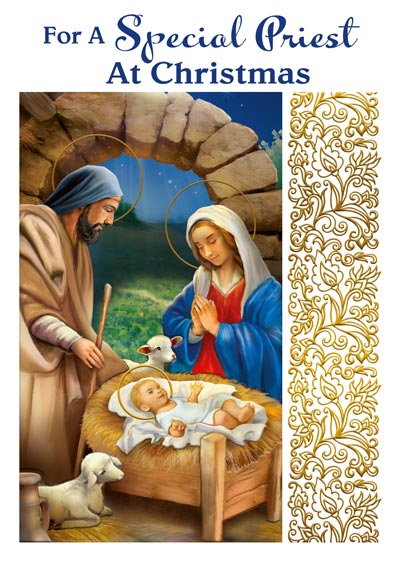 Greeting Card/Christmas/Priest/86191