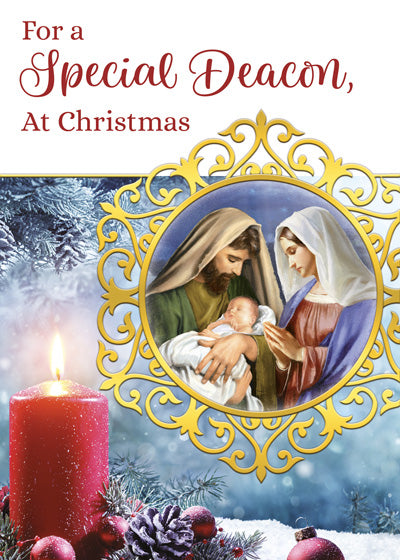 Card-Luk 2:7-Deacon Christmas-86210