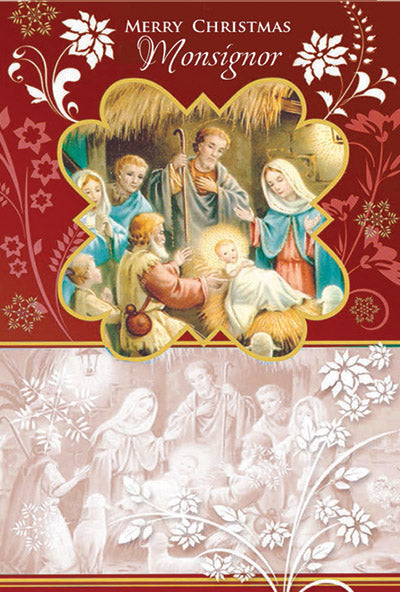 Card/Christmas/Monsignor/87744