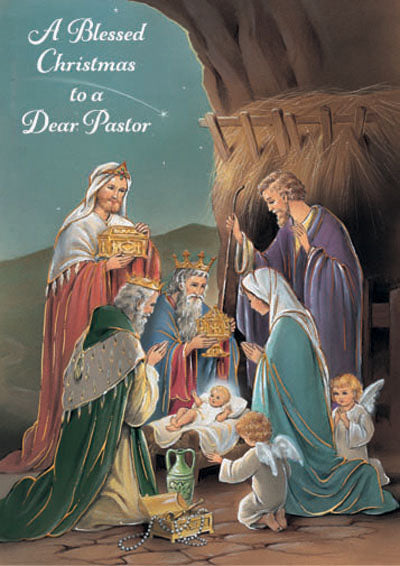 Card-Mat 2:11-Pastor Christmas-88501
