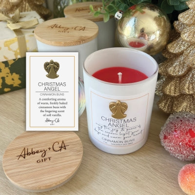 Candle-Christmas Angel-Cinnamon Buns
