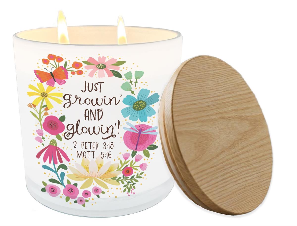 Candle-Soy-Just Growin' And Glowin'