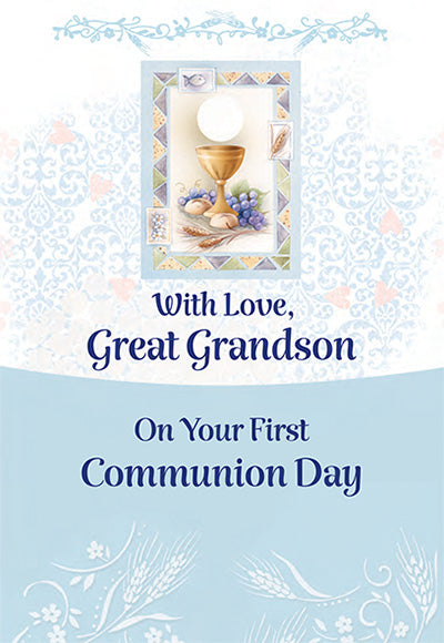 Card-Greetings of Faith-FC-Great Grandson-88446