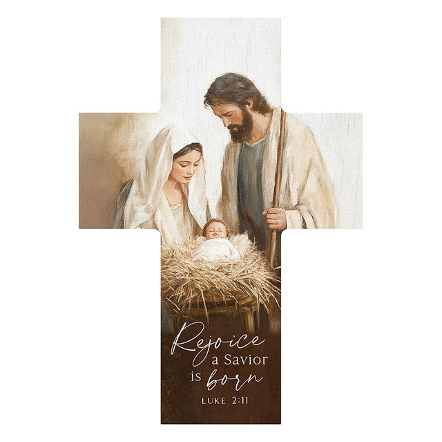 Cross-Holy Family-Rejoice A Savior Is Born
