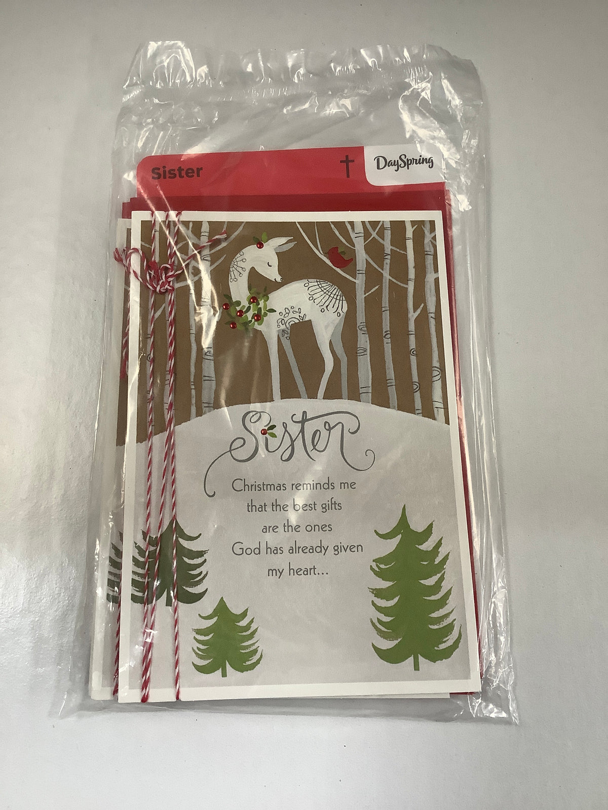 Card-Sister-Christmas-Deer Forest-6187942