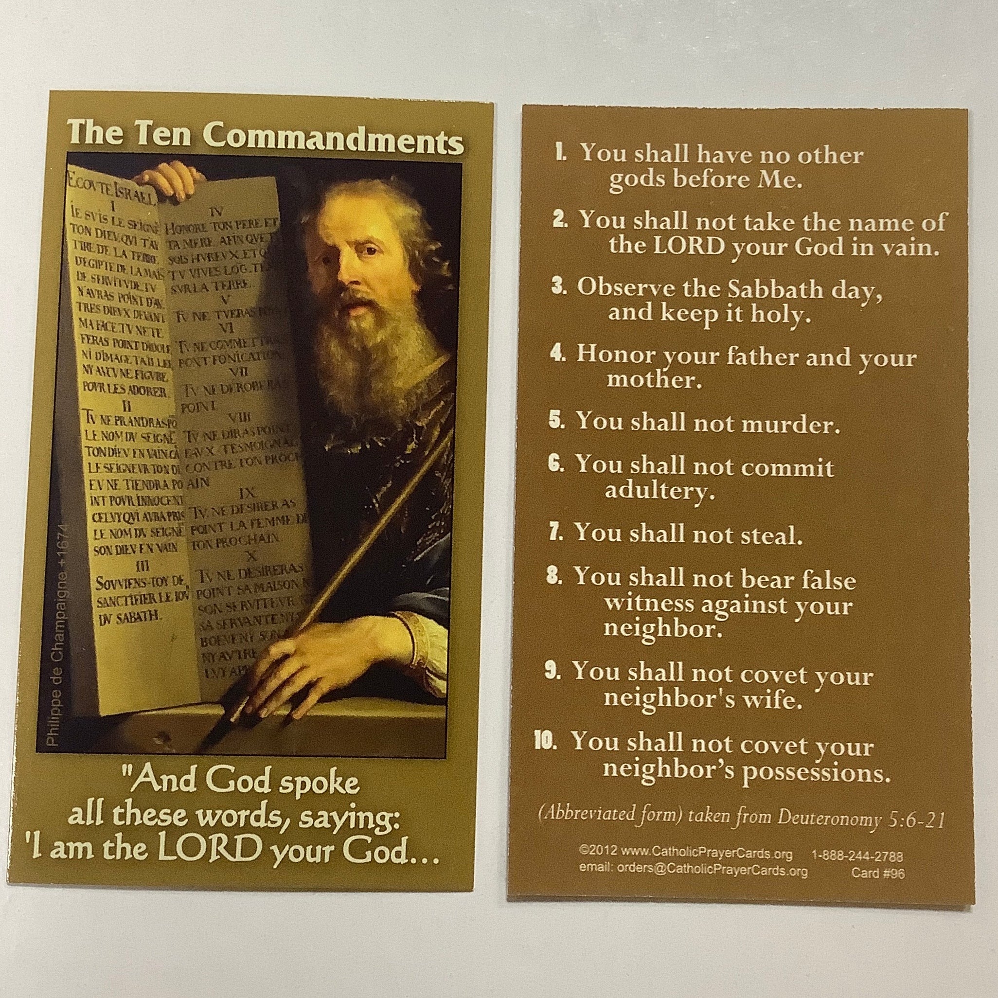 BM-#96/CPC-Ten Commandments