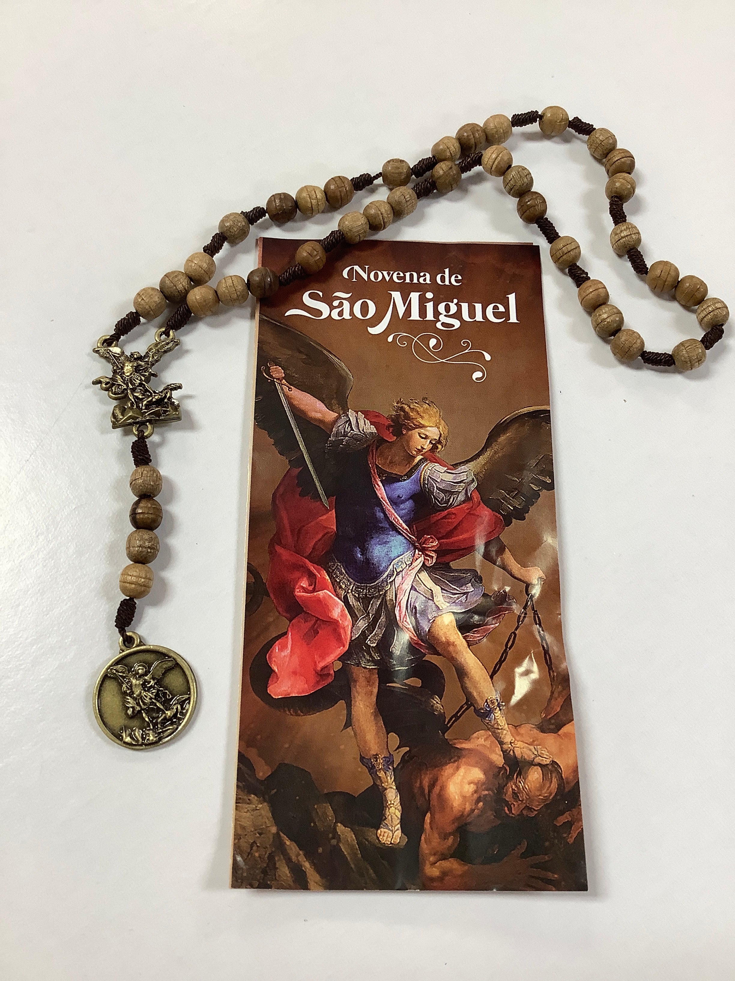Rosary-St Michael-Wooden-Spanish