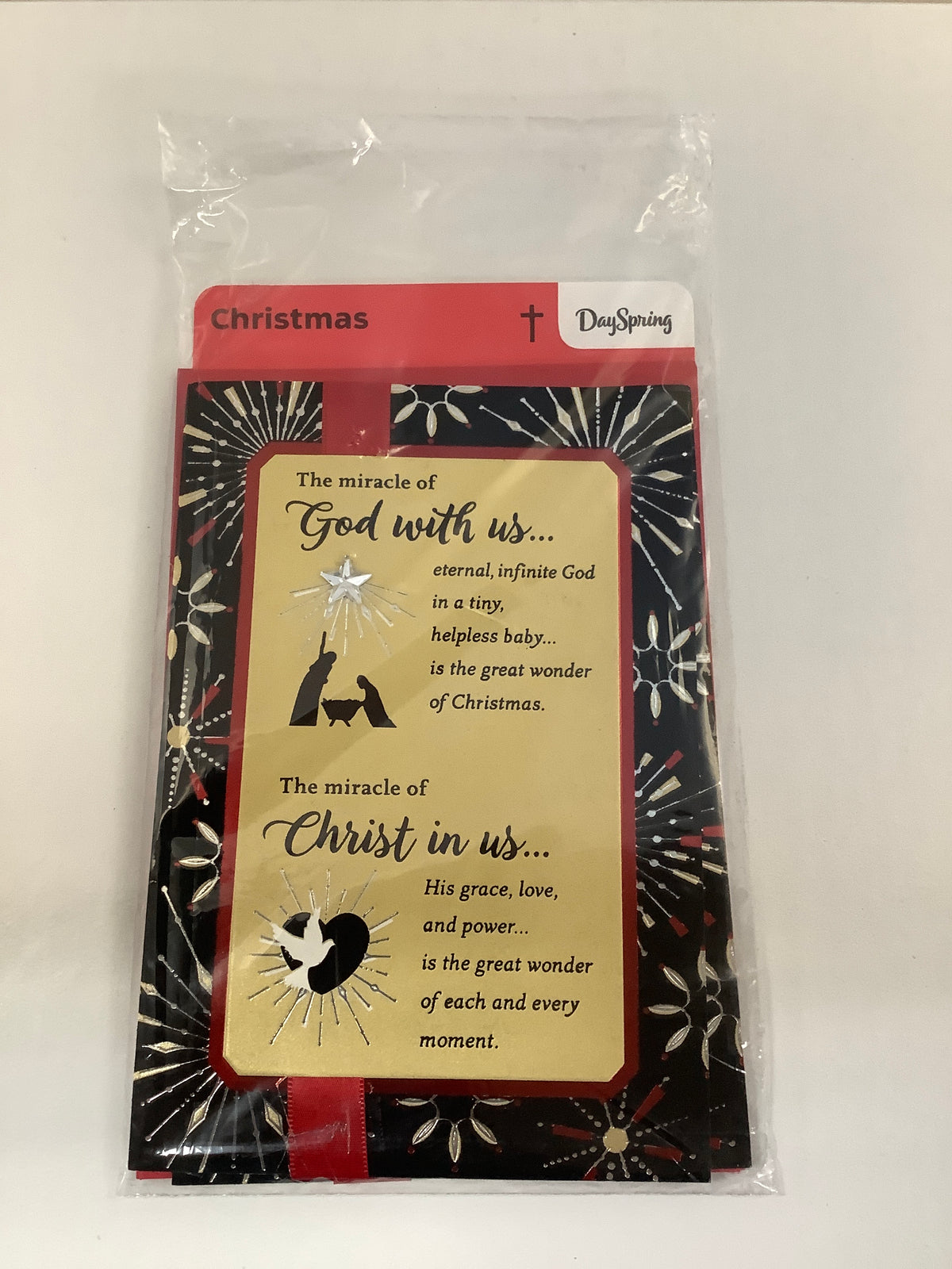 Card-Anyone-Christmas-Manger Dove Heart-6187379
