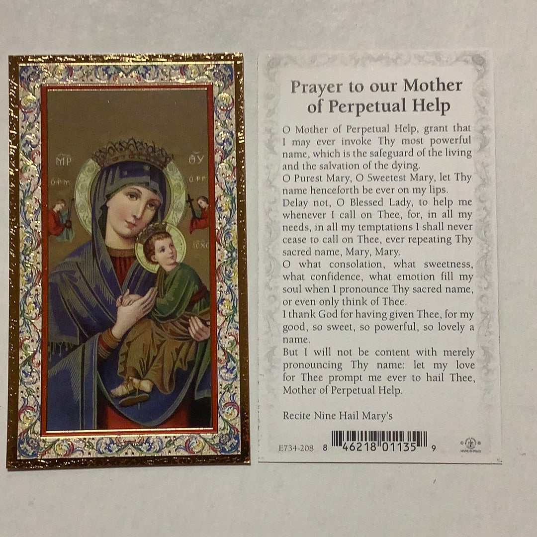 BM-gold-embossed-Mother of Perpetual Help-E734-208