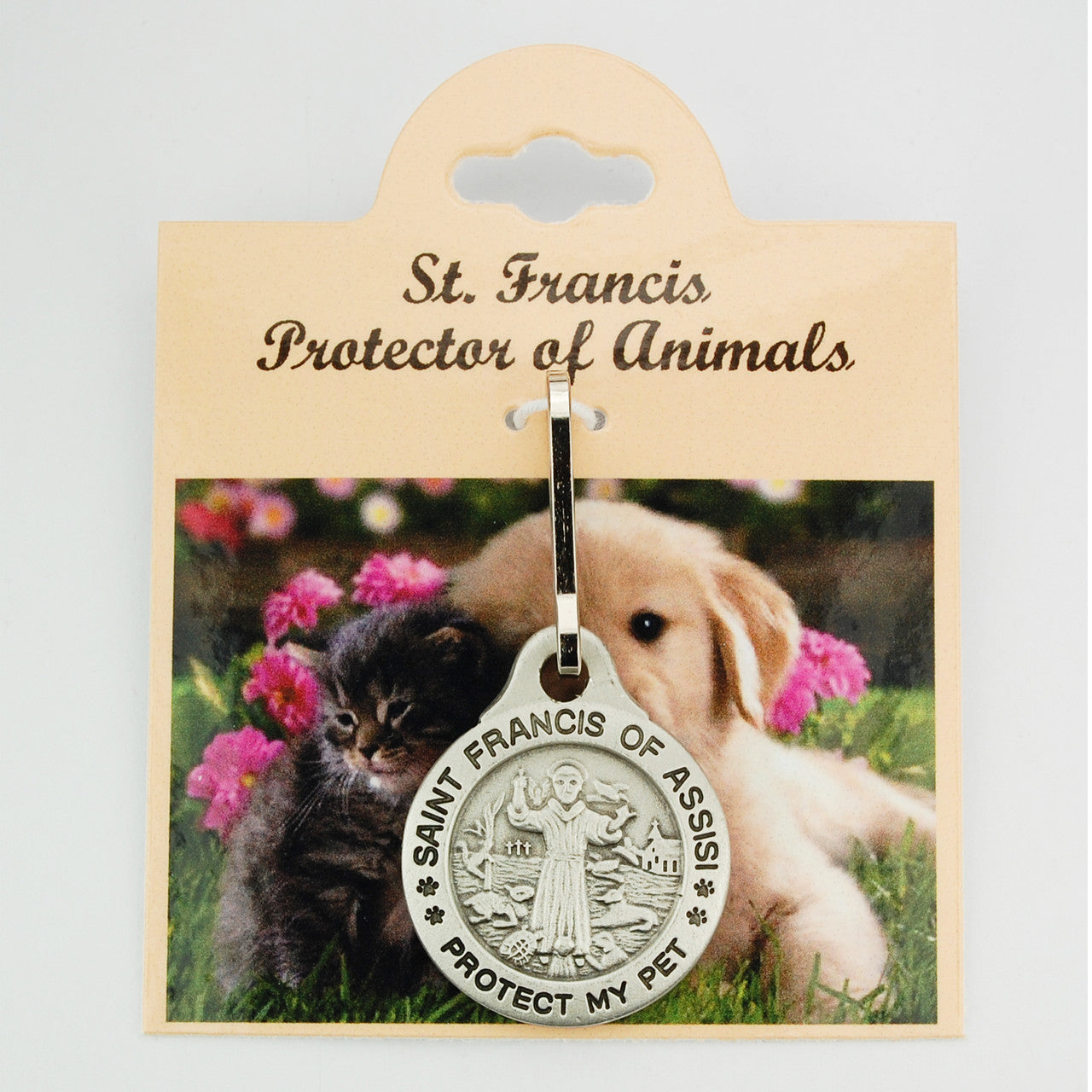 Pet Medal-Zinc-St Francis
