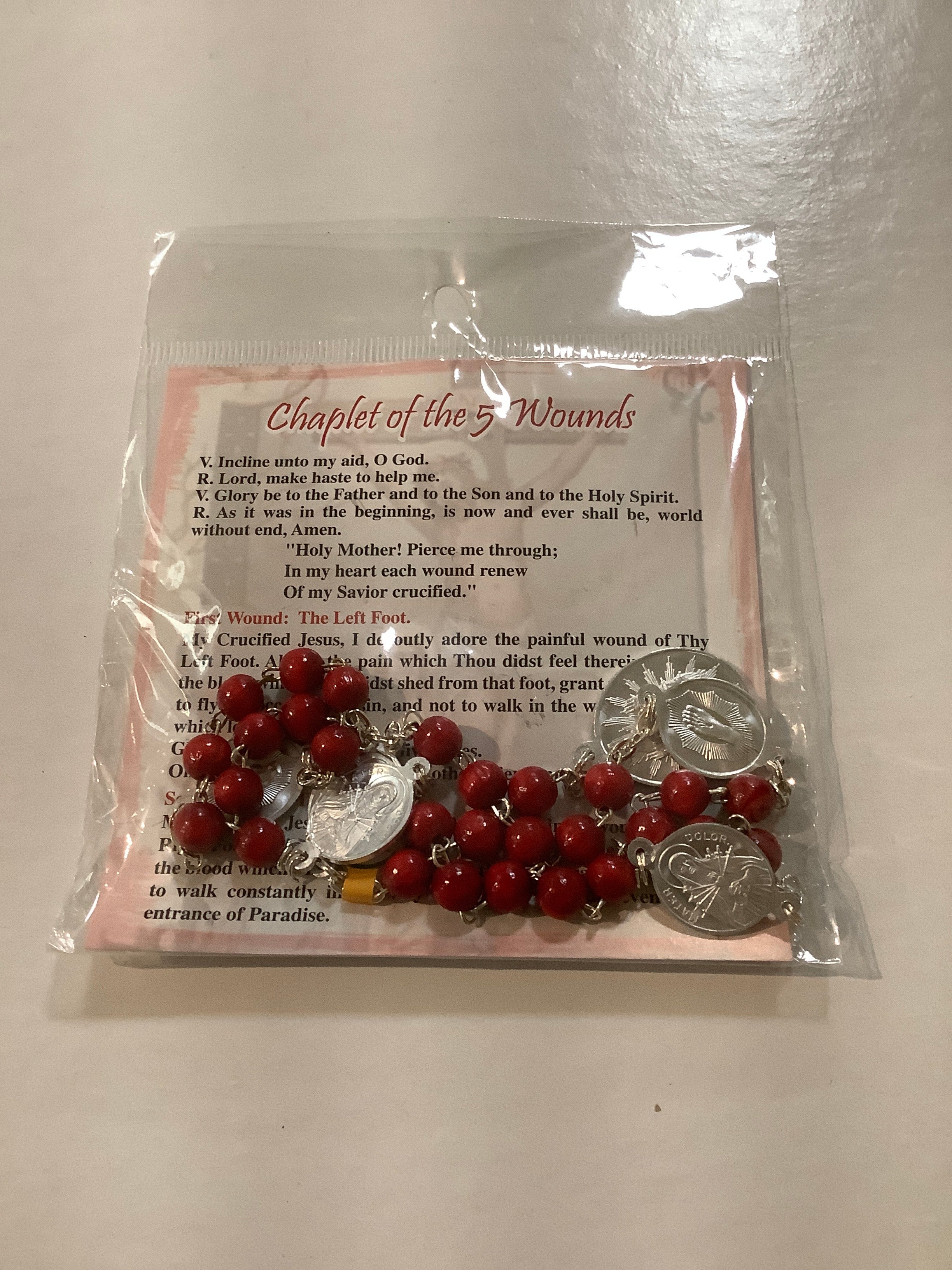 Chaplet/The 5 Wounds/R676E