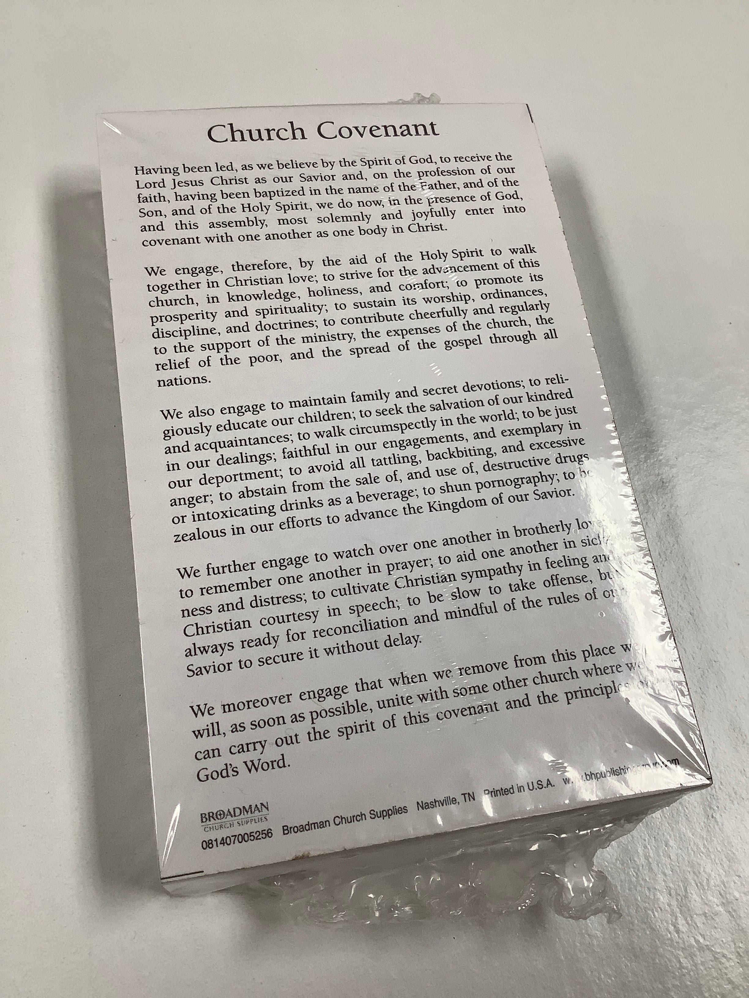 Card/Church Covenant/100ct