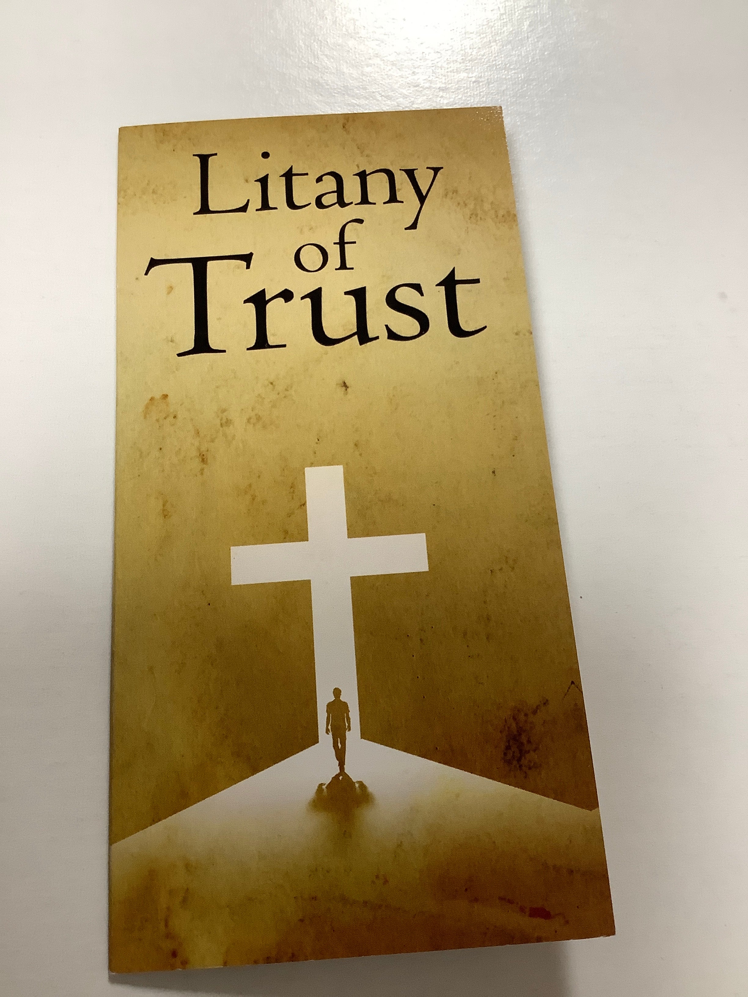 Prayer Card/Litany Of Trust-3x6 Folded