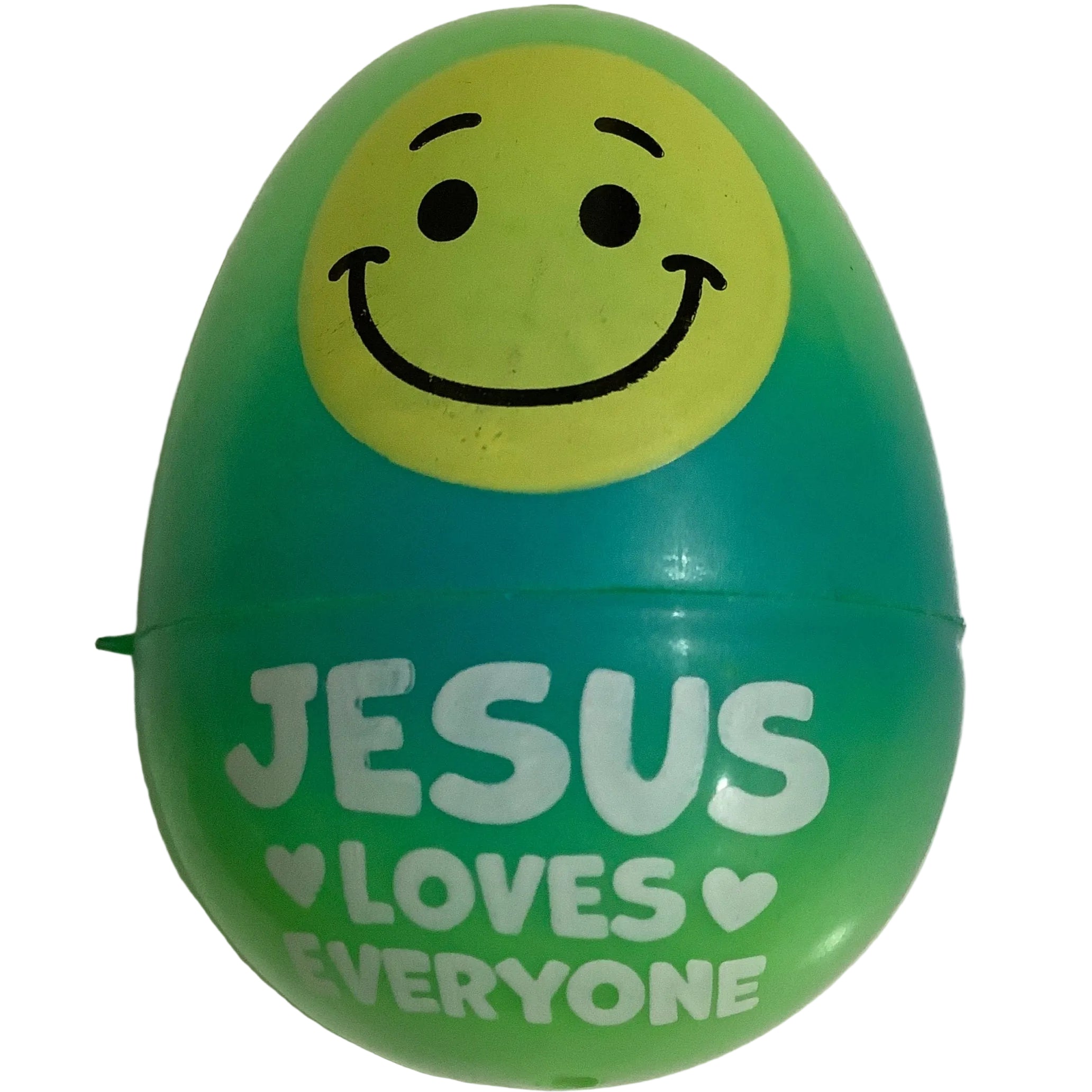 Egg-Neon-Smiley Face-Jesus Loves
