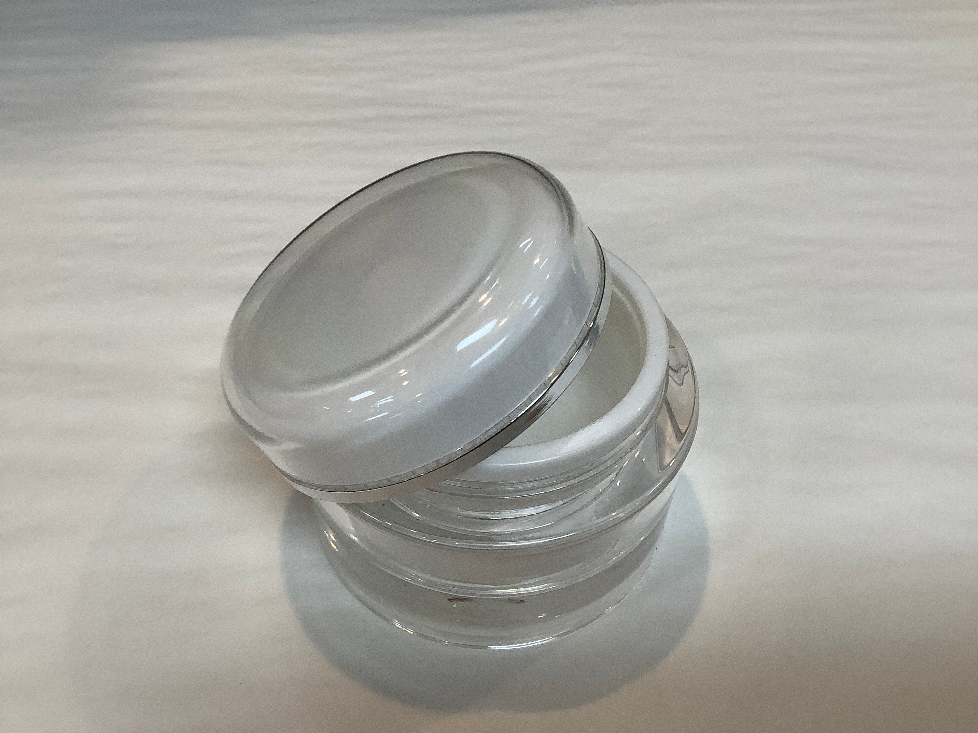 Palm Ash Pyxis Jar-Empty-10 Grams -50 ML