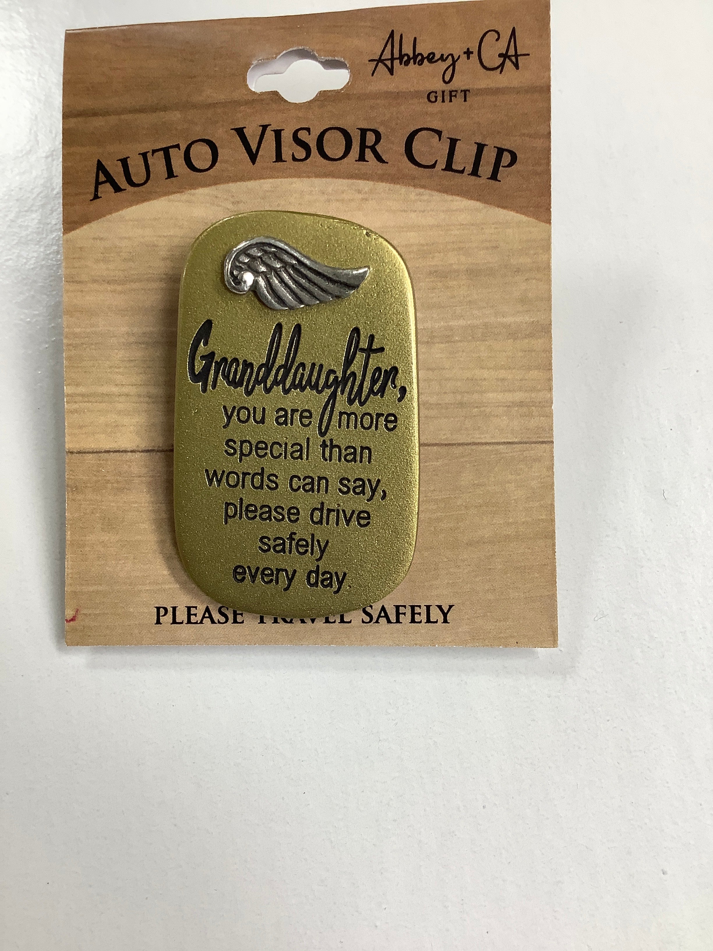 Visor Clip-Granddaughter-You Are More Special Than Words