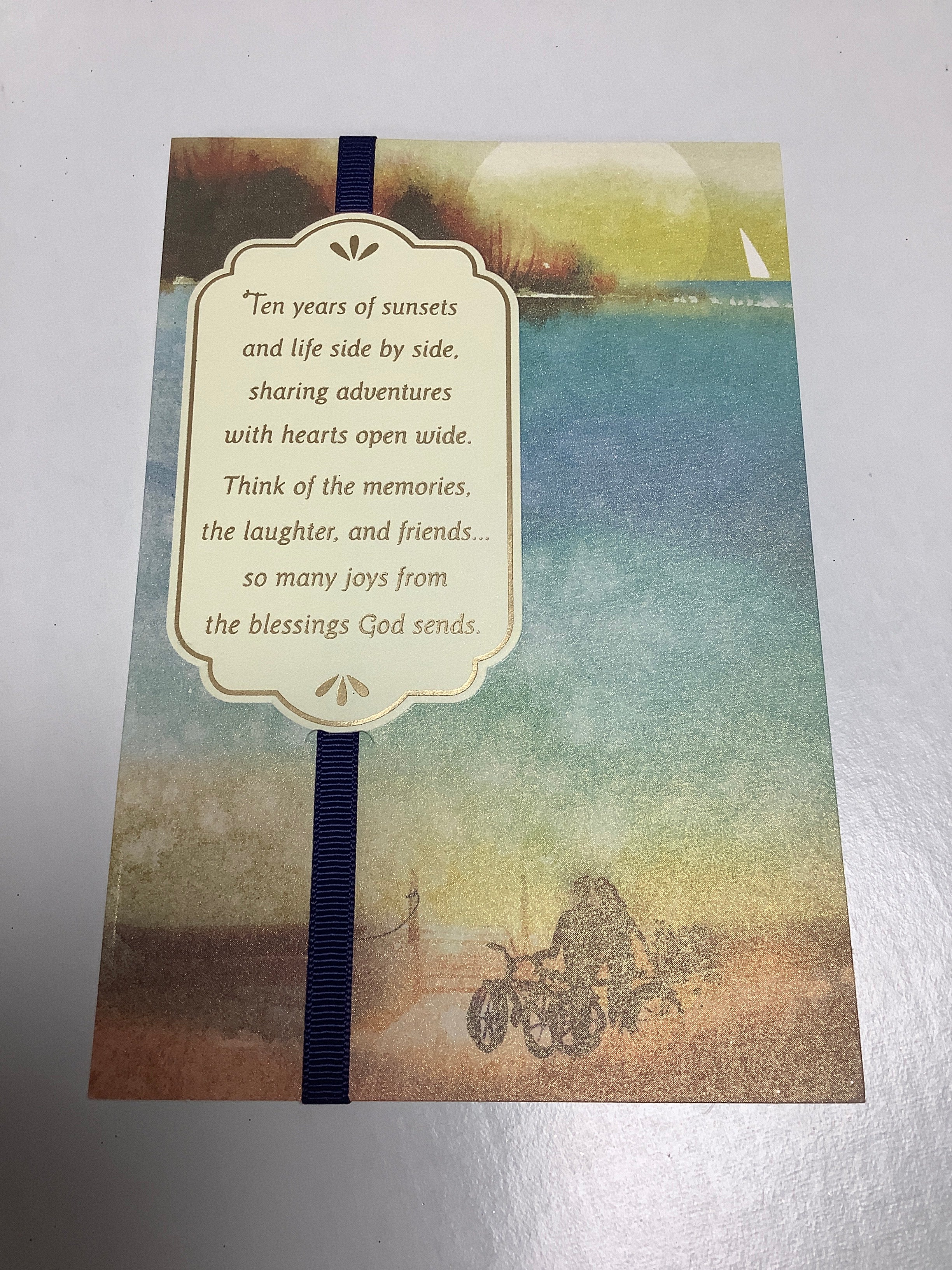 Card/Anniv/10th/91966-C065