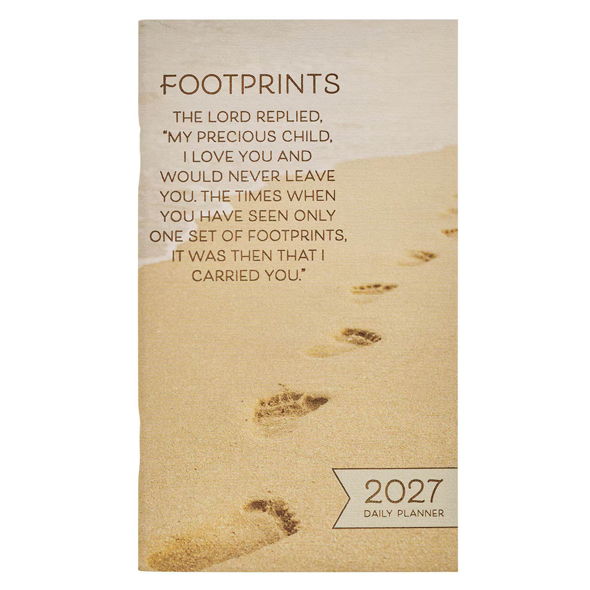 Planner-2027-24 Month-Daily-Footprints In The Sand