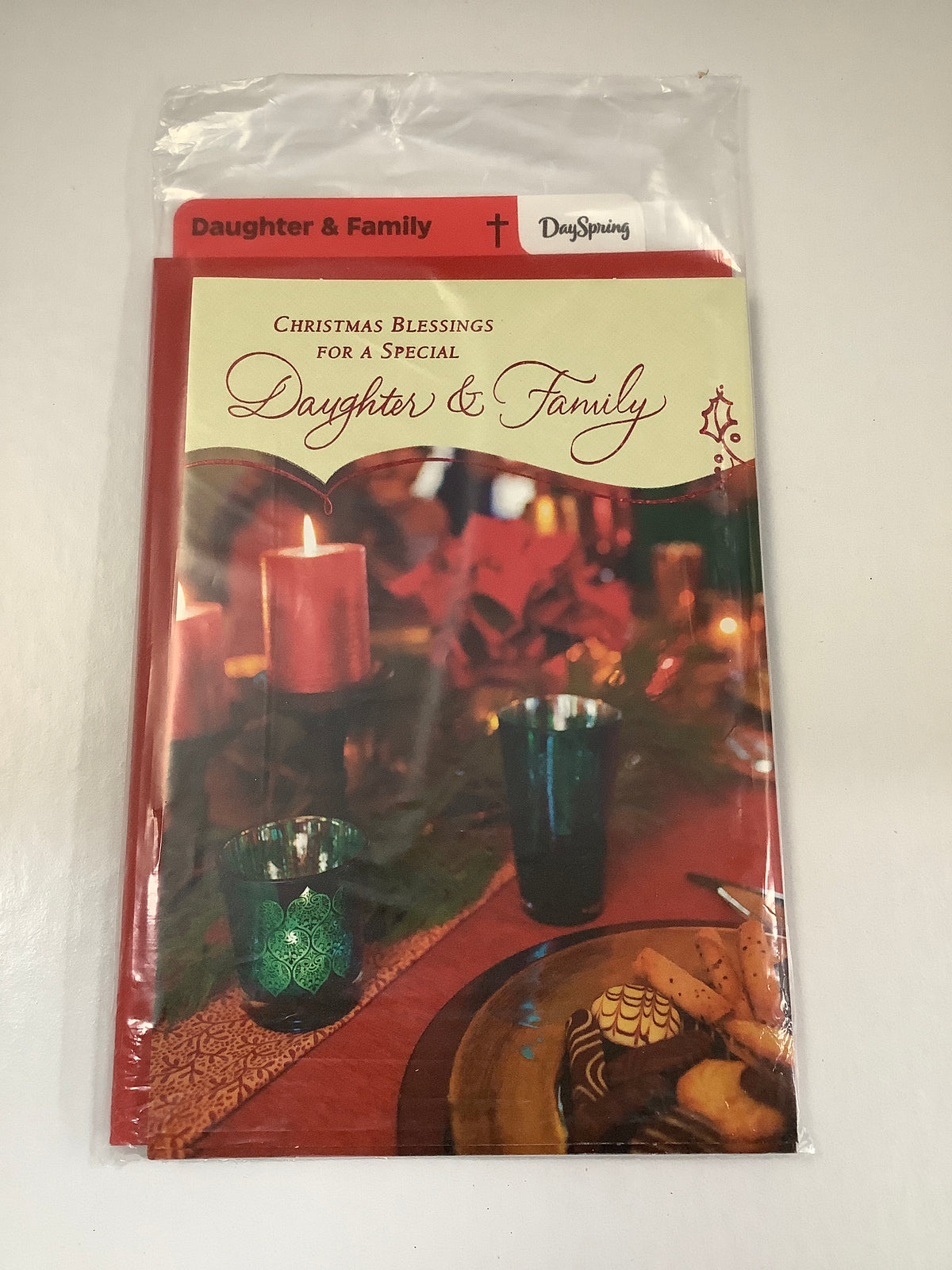 Card-Daughter & Family-Christmas Candles & Cookies-6240605