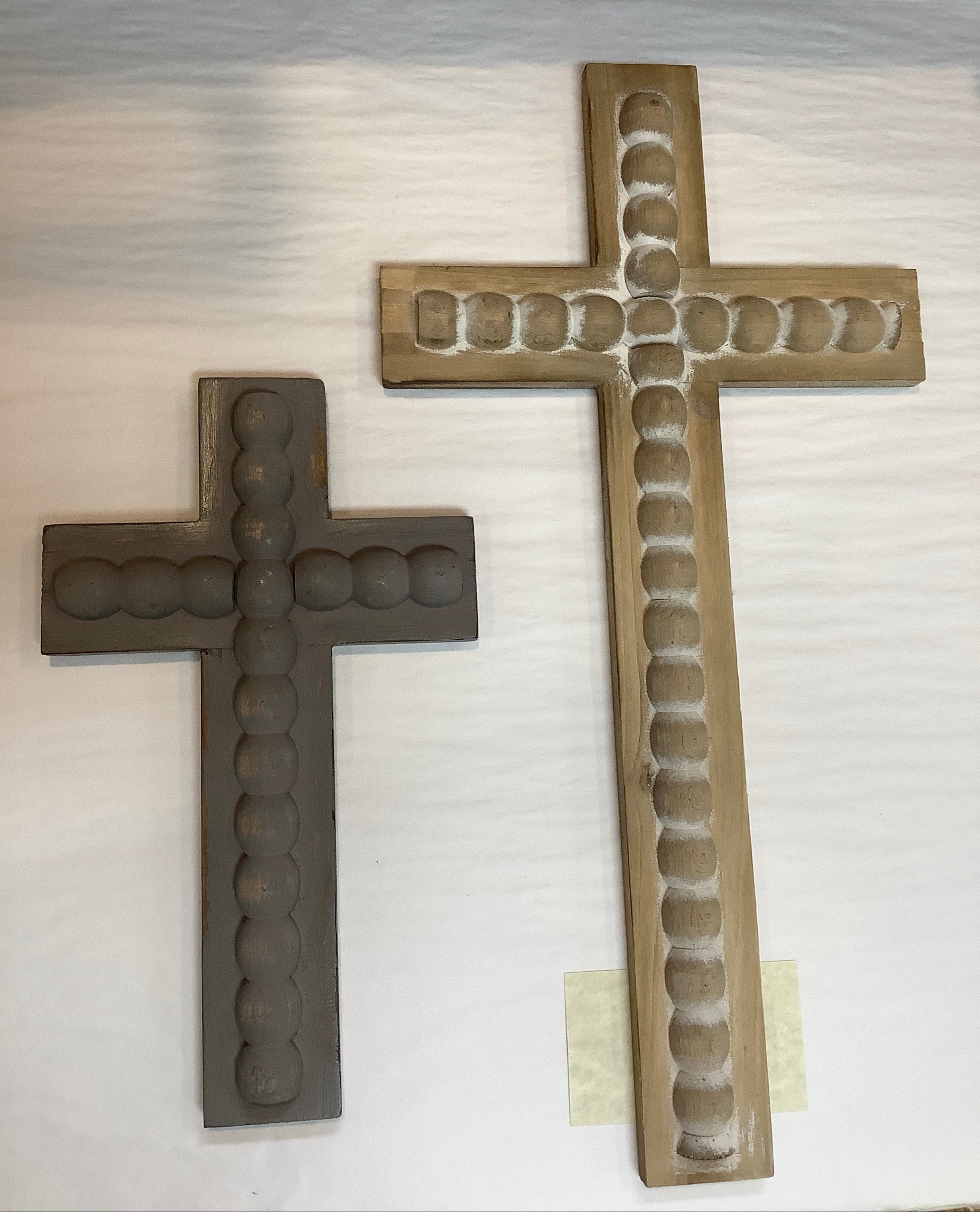 (Large) Cross/Wall/Asst/Bead/Painted