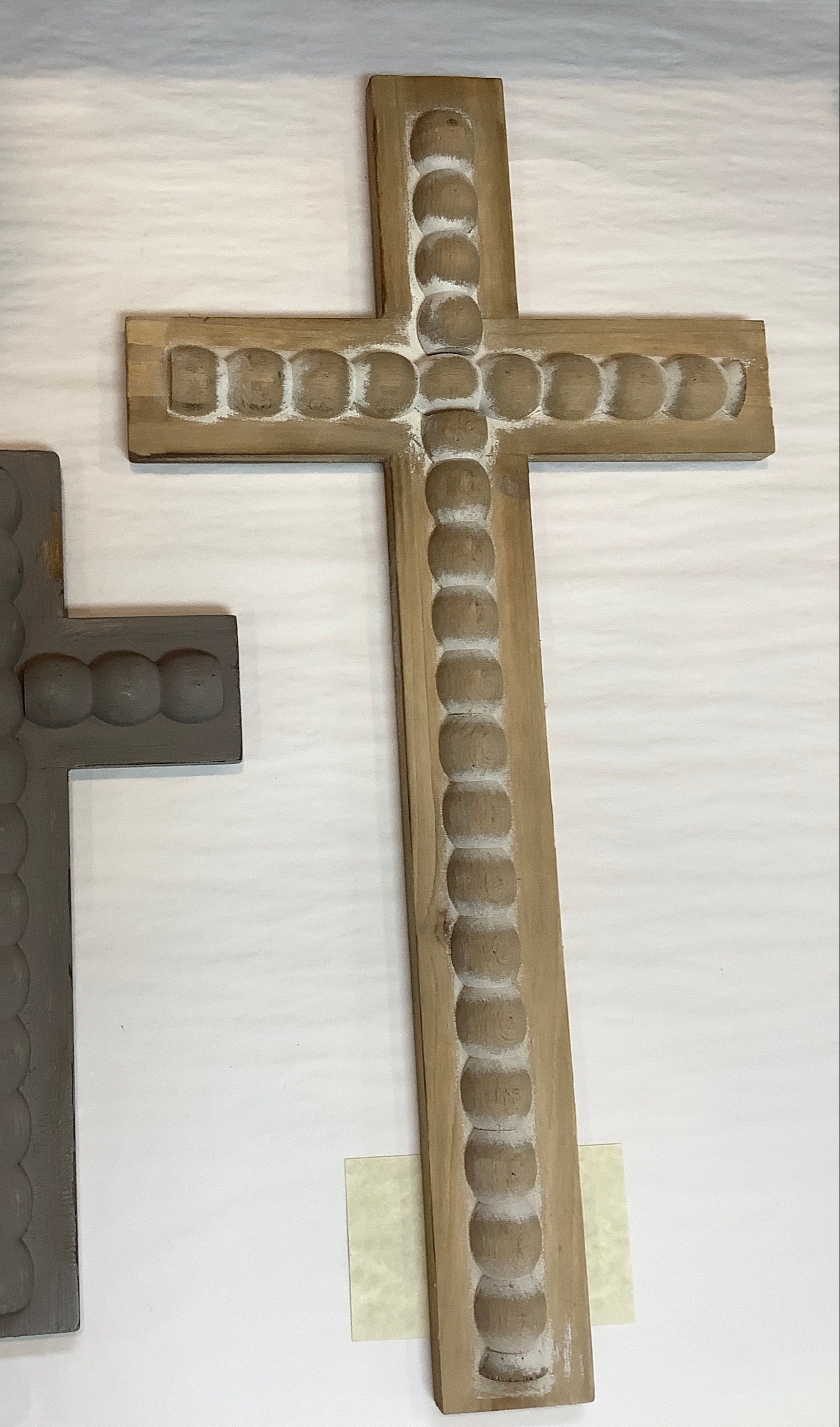 (Large) Cross/Wall/Asst/Bead/Painted