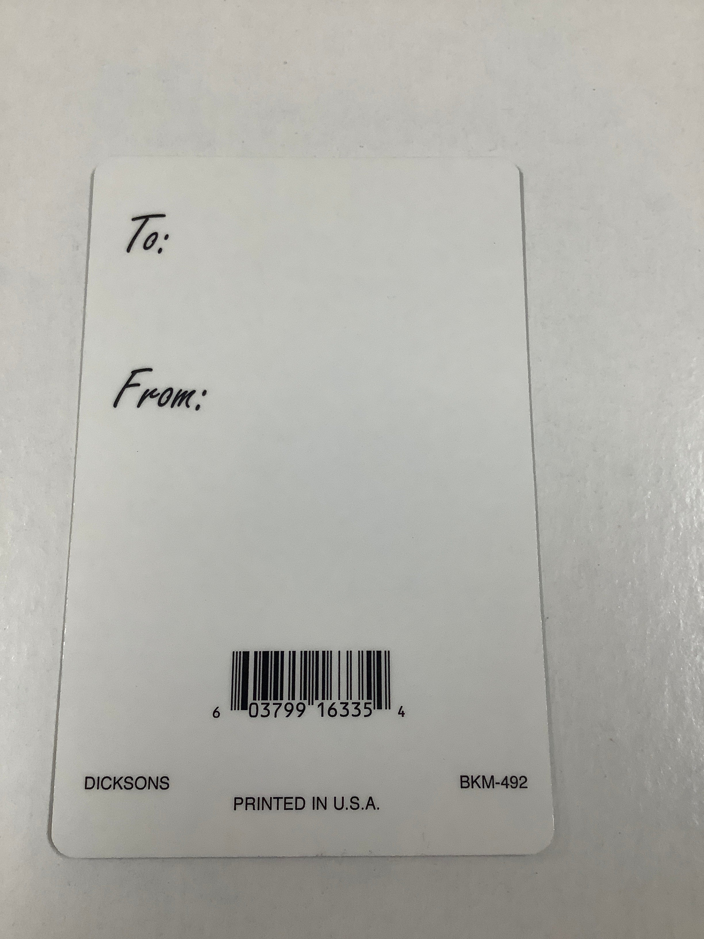 Pocket Card/Footprints/BKM-492
