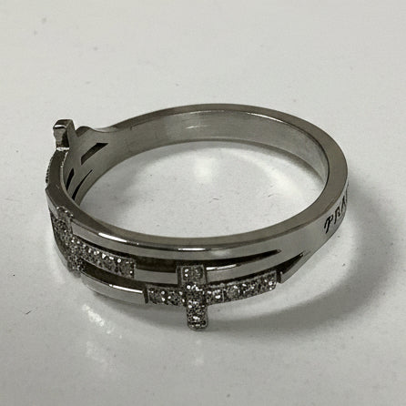 Ring-Psa 150:6-CZ Trinity Cross-Praise Worship