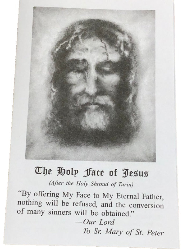 Leaflet/The Holy Face of Jesus