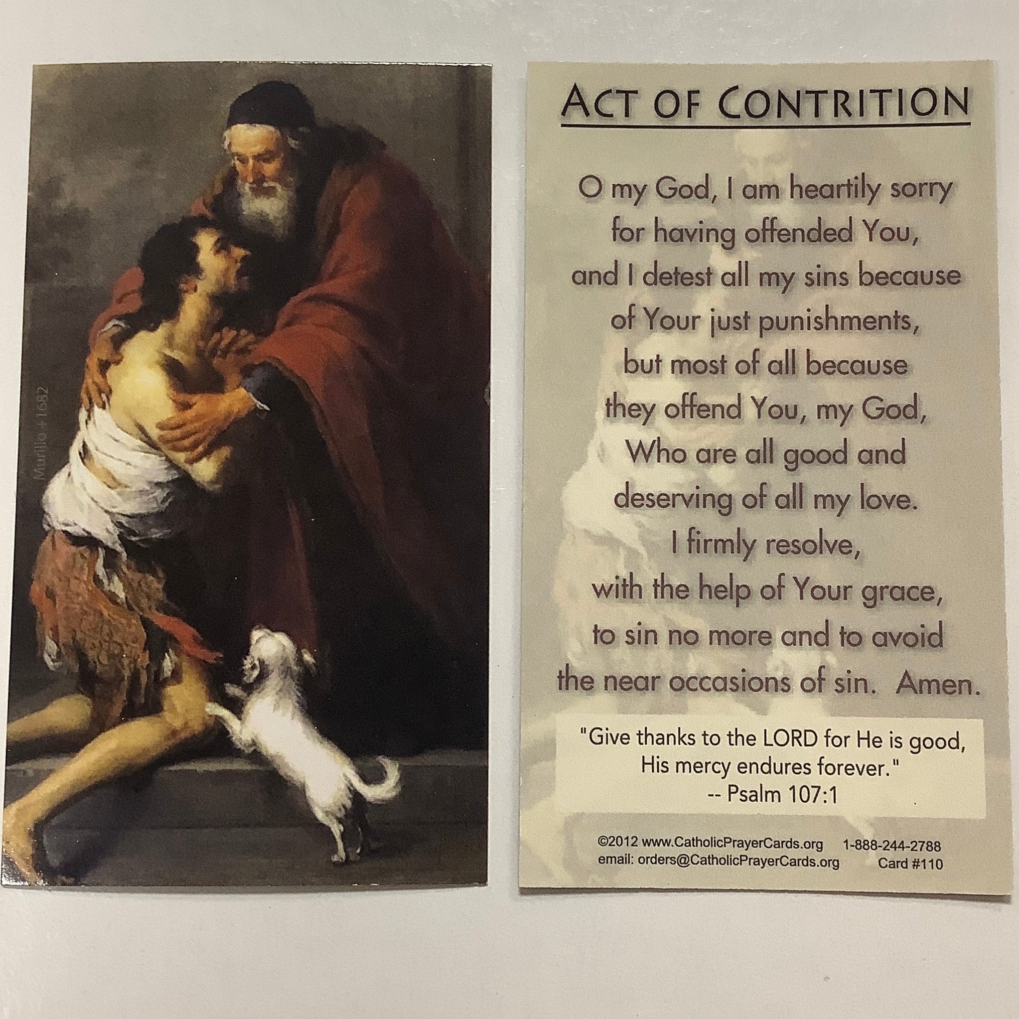 BM-#110/CPC-Act of Contrition