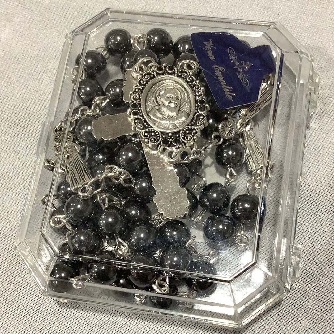 Rosary/PadrePio/Hematite
