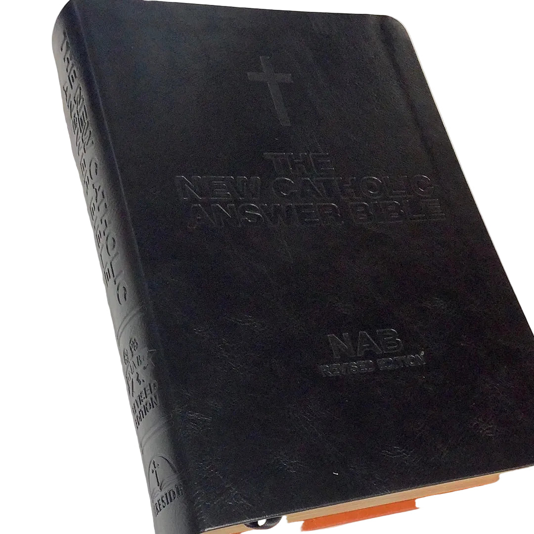 Bible/NABRE/Answer/Leather/Blk
