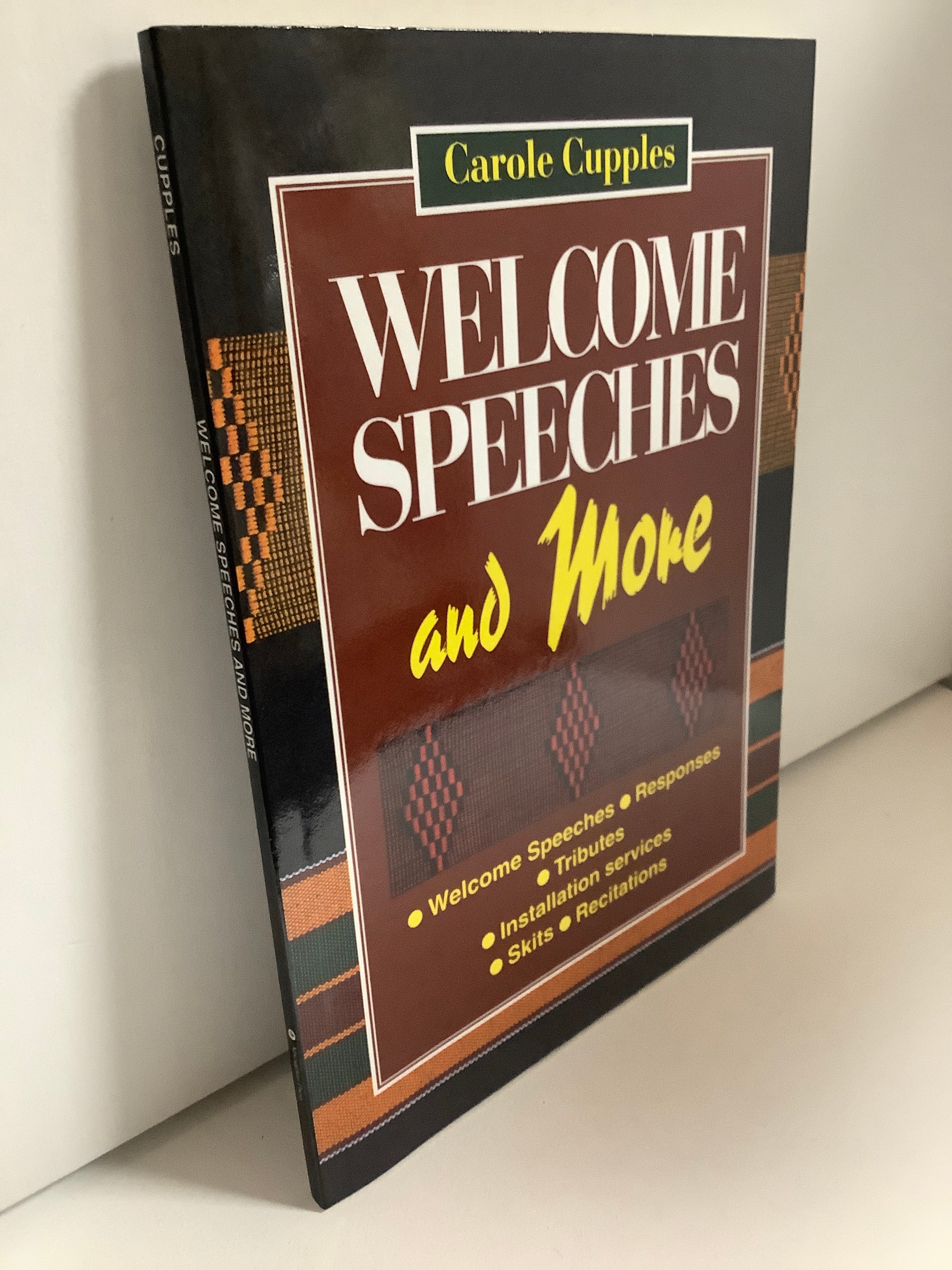 Book/Welsome Speeches and More