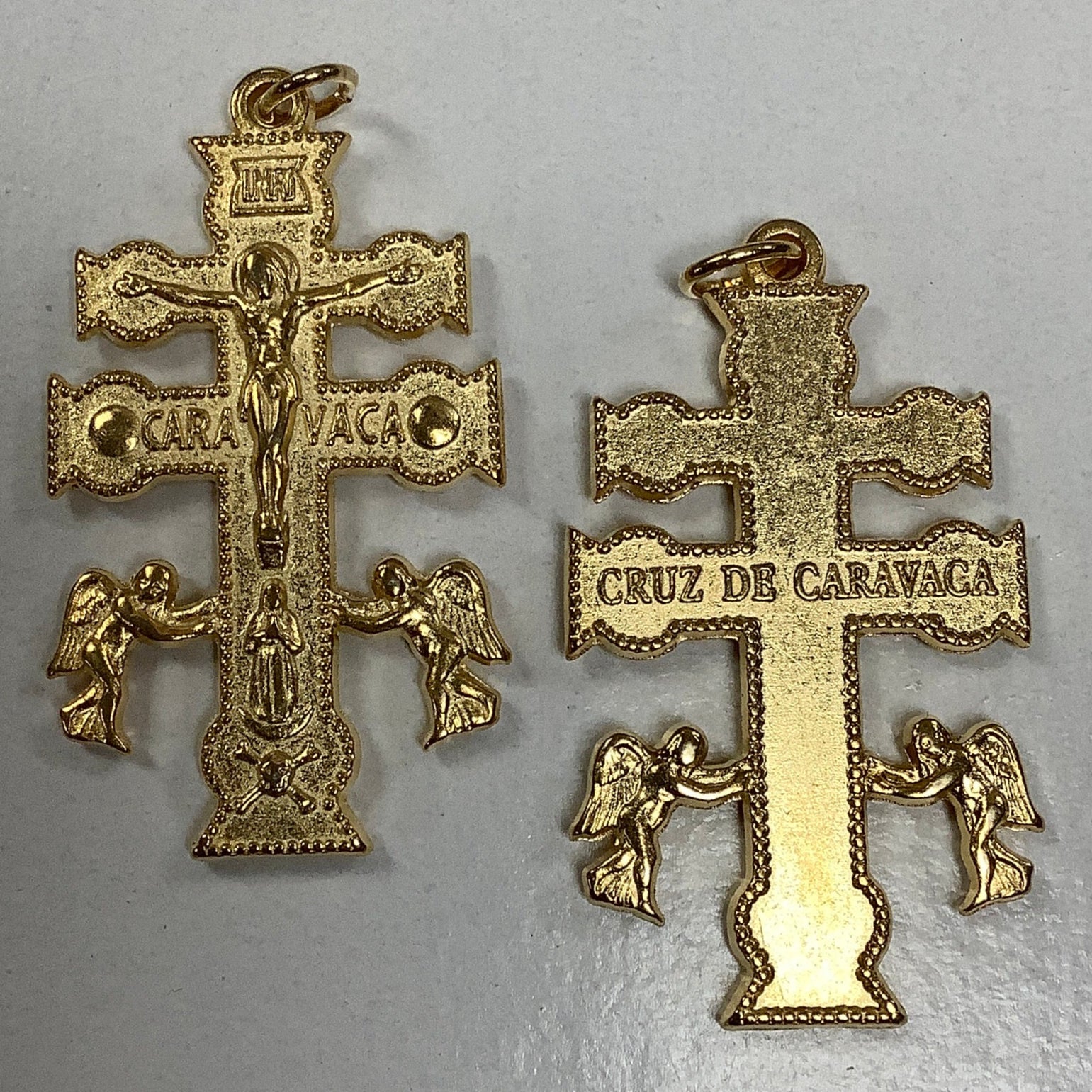 Cross/Gold/Caravaca/1-1/2"