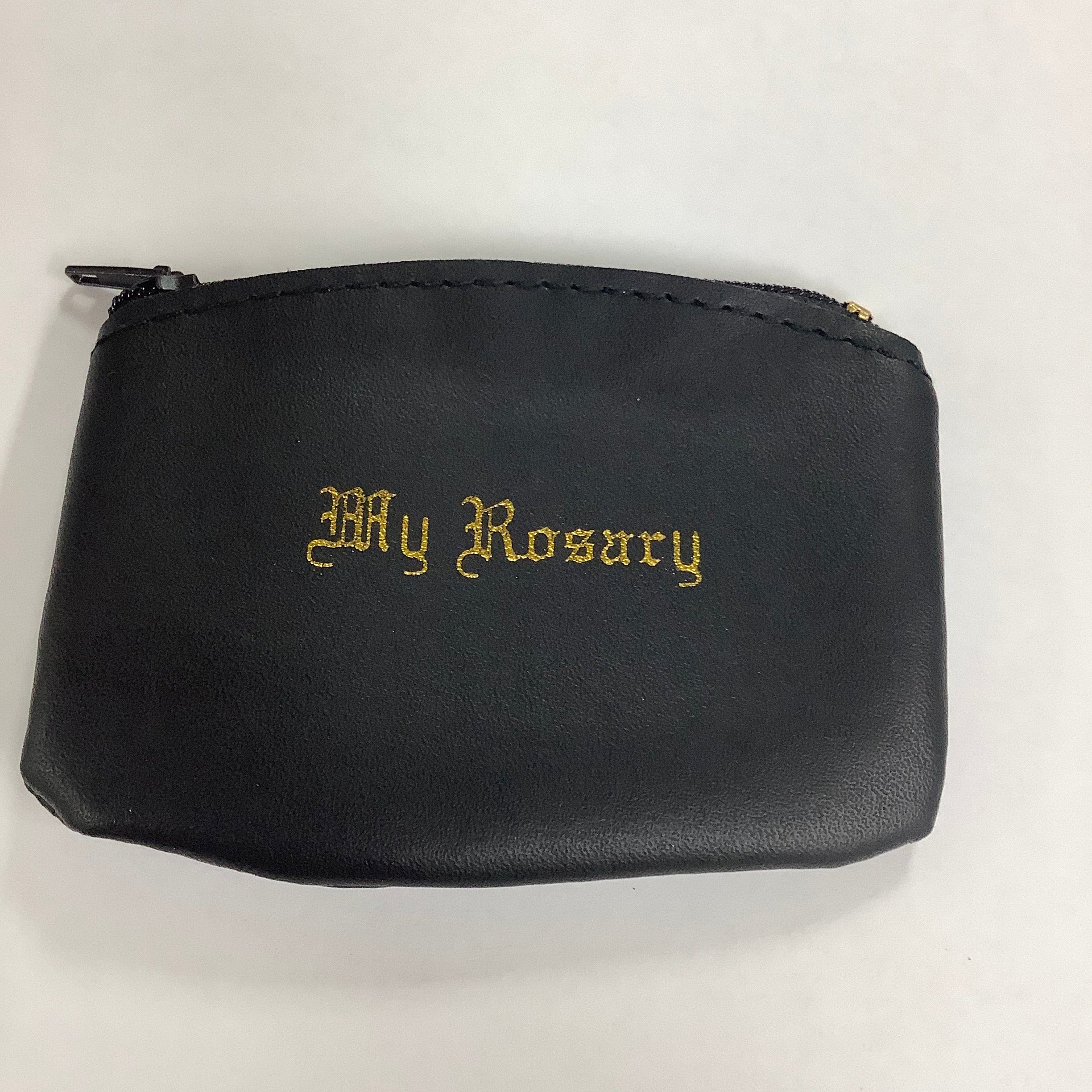 Rosary Case/Black/Zipper