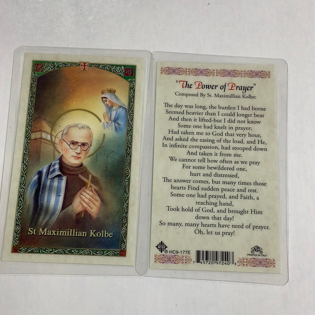 BM-laminated-St Maximillian Kolbe-HC9-177E