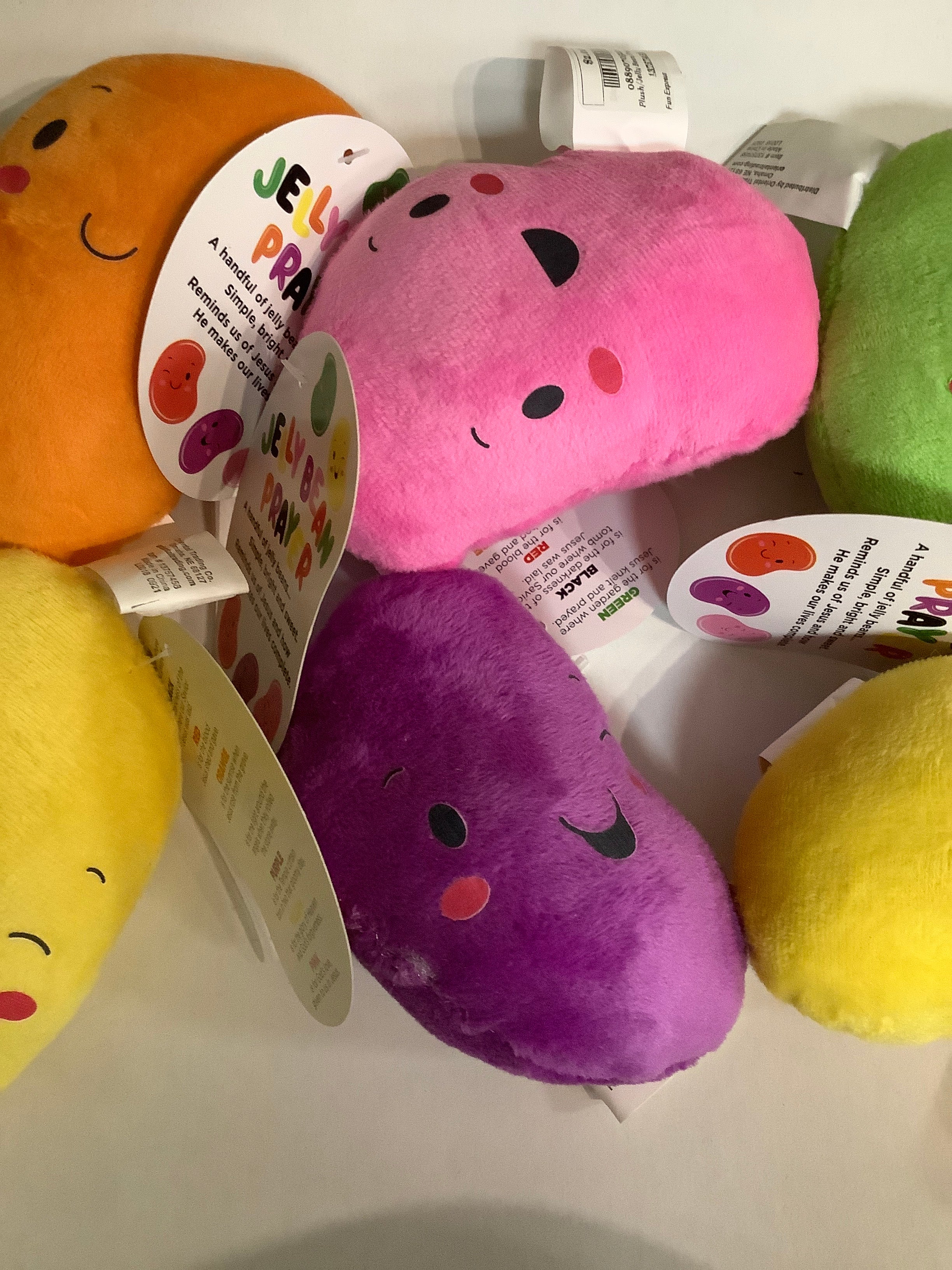 Plush/Jelly Bean/Prayer Card