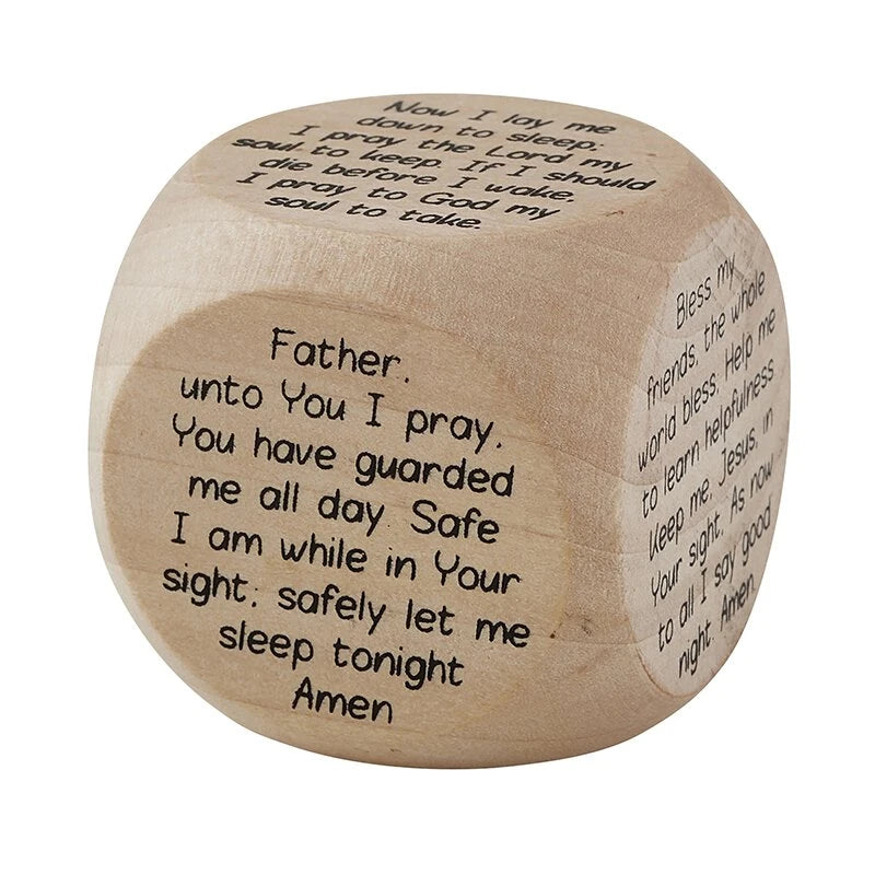 Prayer Cube-Roll For Bedtime Prayers