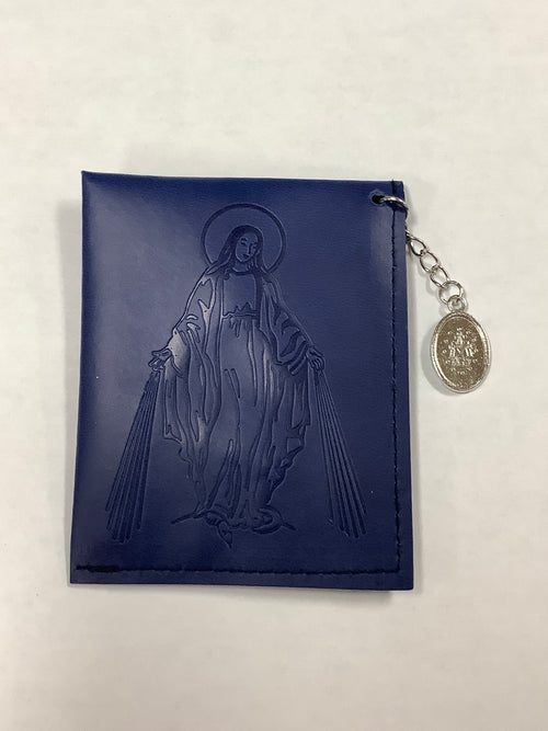 Rosary Case-Miraculous-Blue