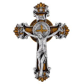Crucifix-StBenedict-SilverGold