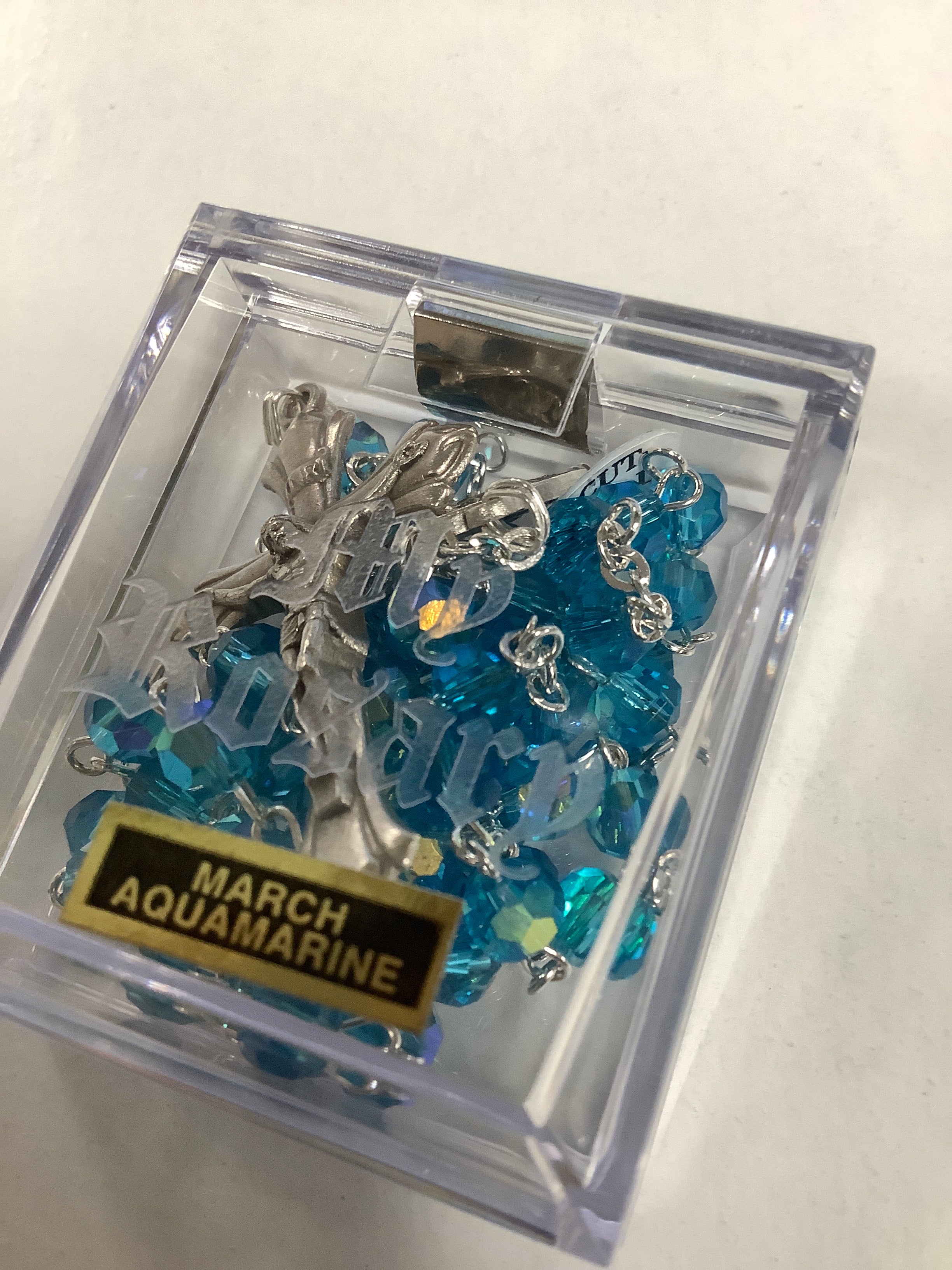 Rosary/Birthstone/March/Aqua