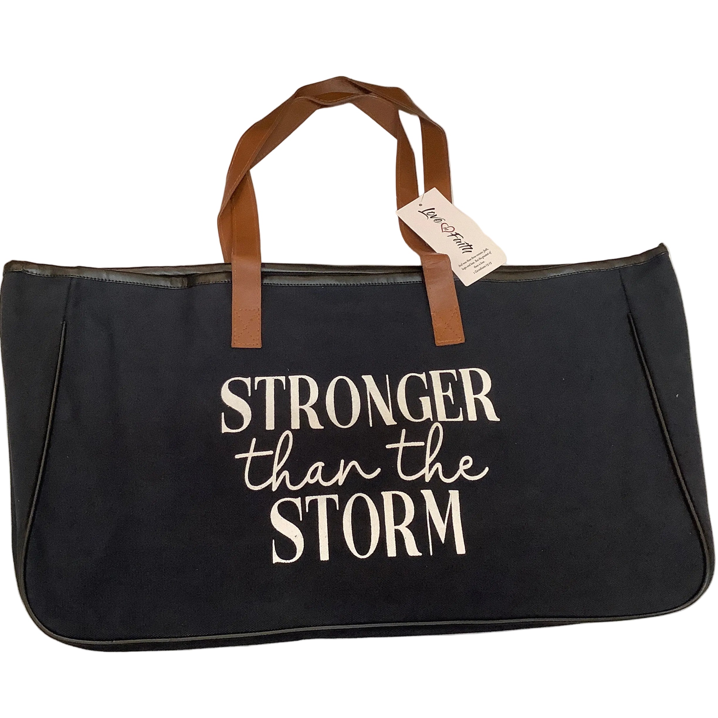 Tote Bag-Canvas-Stronger Than The Storm