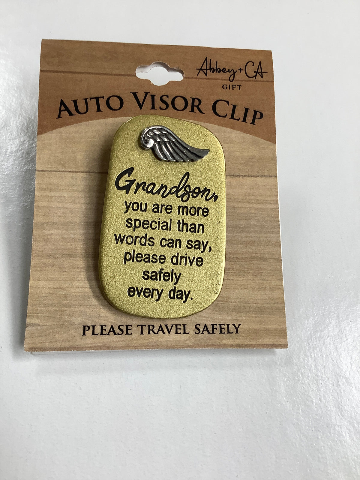 Visor Clip-Grandson-You Are More Special Than Words