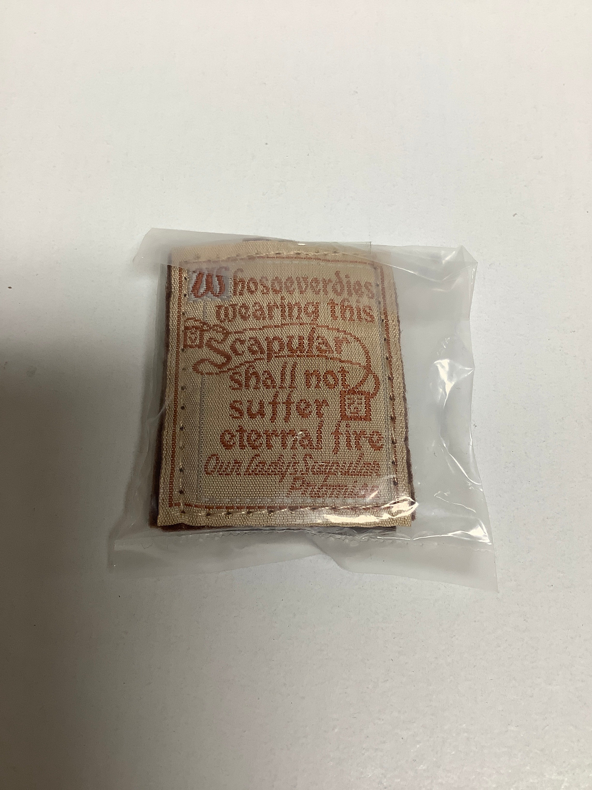 Scapular/Brown Cloth/PL870BR