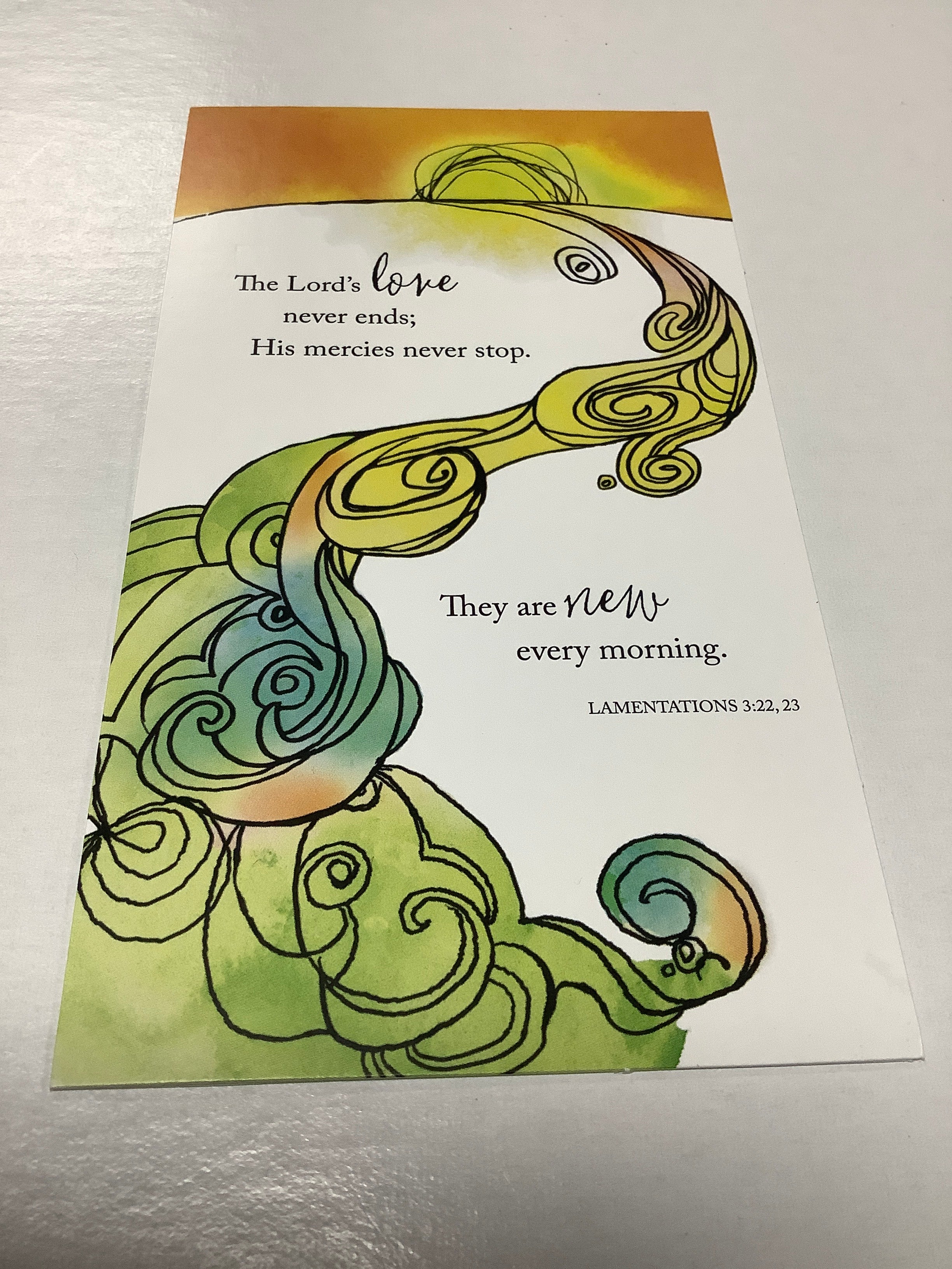 Card/The Lord's Love Never Ends-74238-(LI19)
