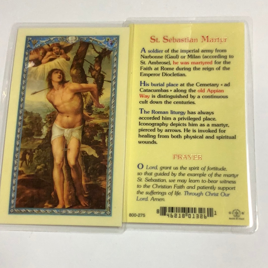 BM-laminated-St Sebastian Martyr-800-275