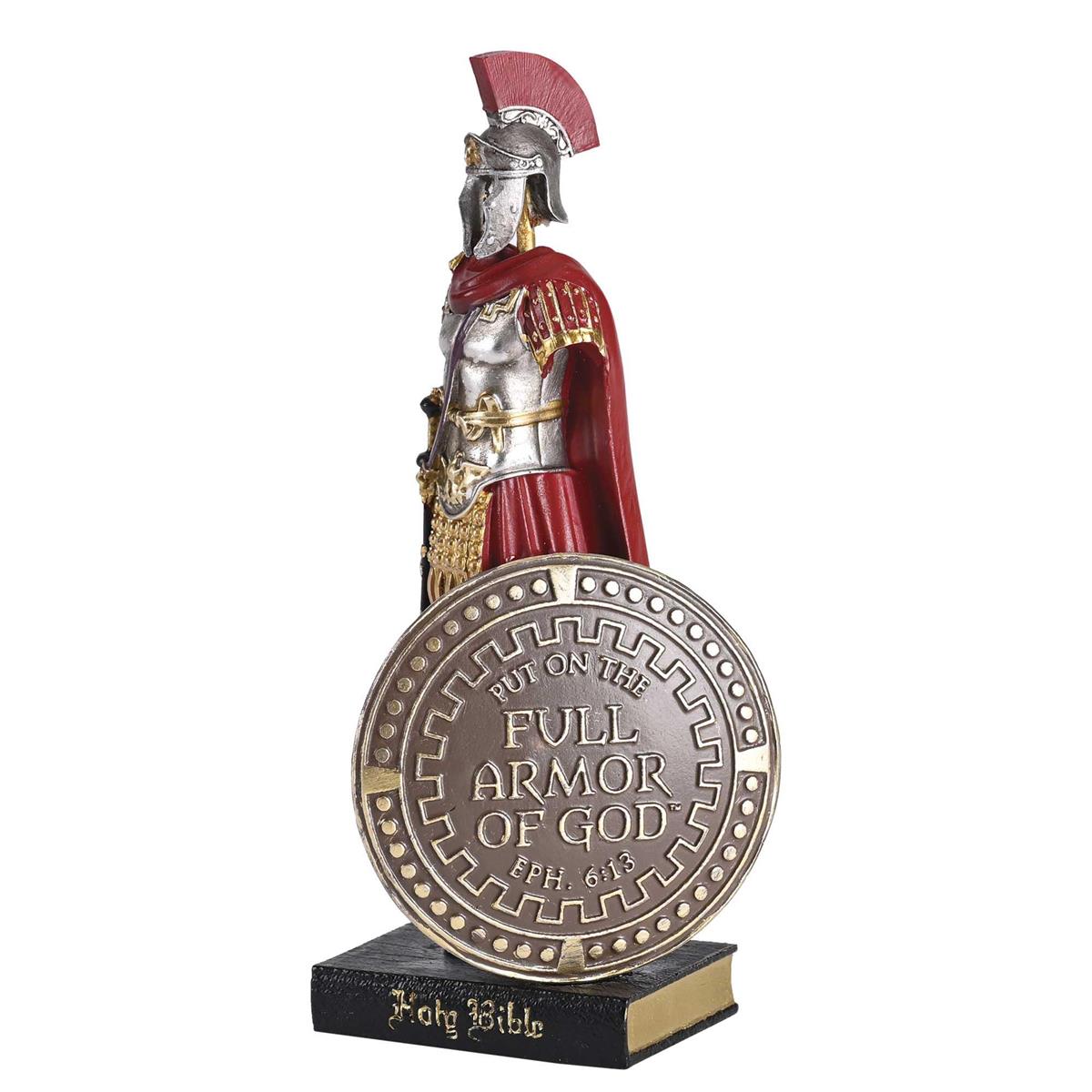 Figurine-Red-Gold-Full Armor of God-6"
