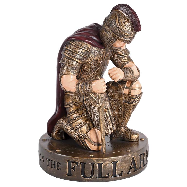 Figurine-Kneeling Full Armor Of God-(FIGRE-38)