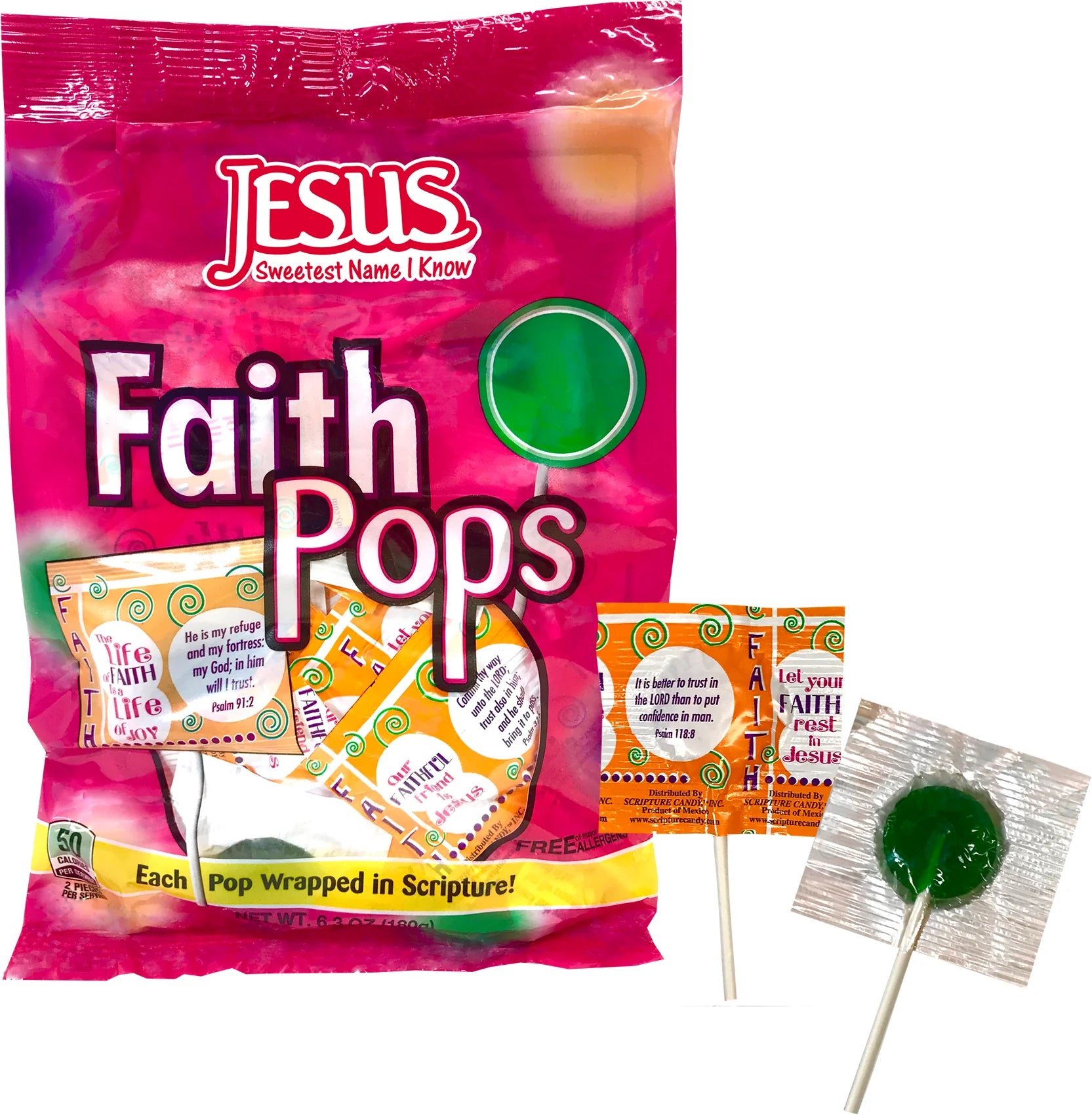 Candy-Faith Pops-20 Count